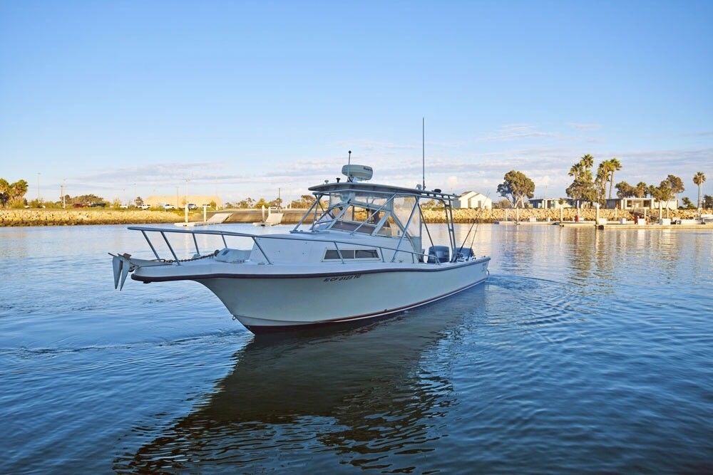 1989 Mako 260 Walkaround | Twin Yamaha 200s | Tandem Axle Galvanized Trailer