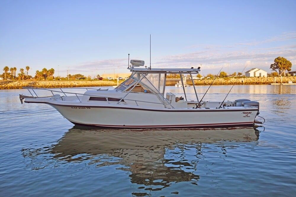 1989 Mako 260 Walkaround | Twin Yamaha 200s | Tandem Axle Galvanized Trailer