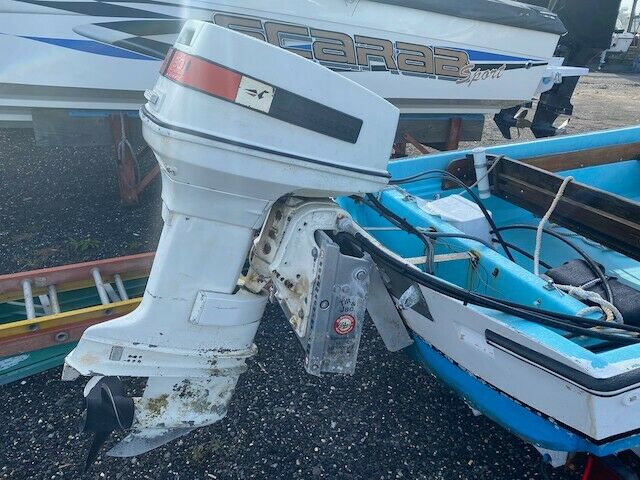 1965 Boston Whaler 13 Sport w/1987 50HP Johnson Motor & trailer