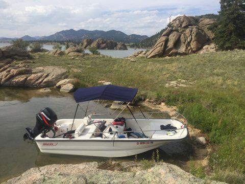 2004 Boston Whaler Sport 150 60 HP Mercury BIGFOOT for sale