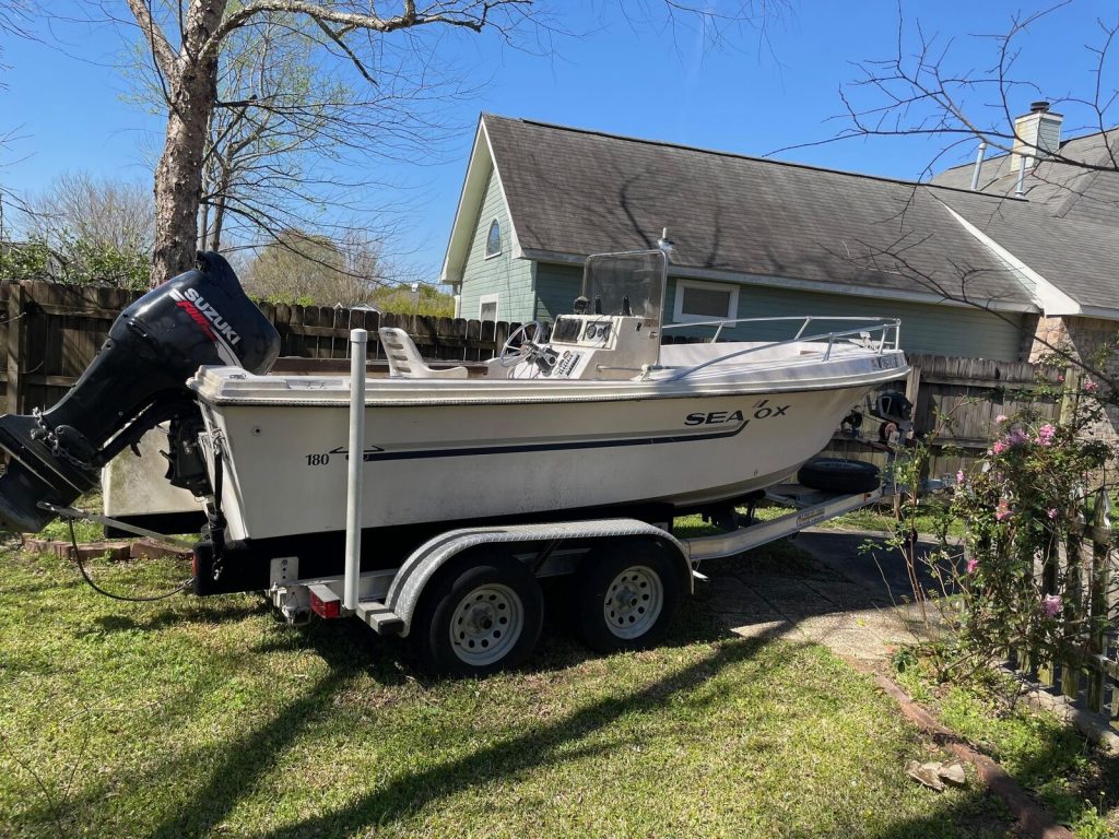 1987 Sea Ox 18’6″ Boat Located in Baton Rouge, LA – Has Trailer