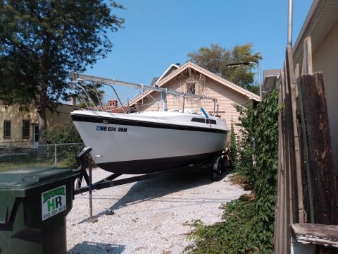 1990 Macgregor 26D Sailboat &amp; Trailer for sale