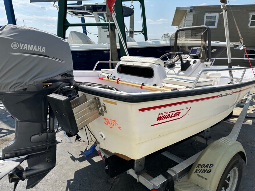 1996 Boston Whaler 13’ W/yamaha 4 Stroke & Trailer