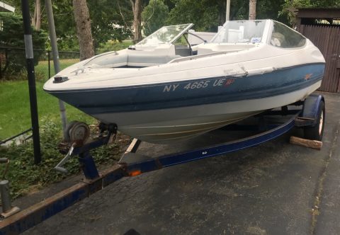 1982 Bayliner Capri 17′ Bowrider &amp; Trailer – New York for sale