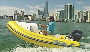 2011 AB Inflatables AB rider with Tohatsu 30 Hp motor
