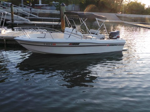 1990 Stratos 1850 Center console Fishing boat for sale