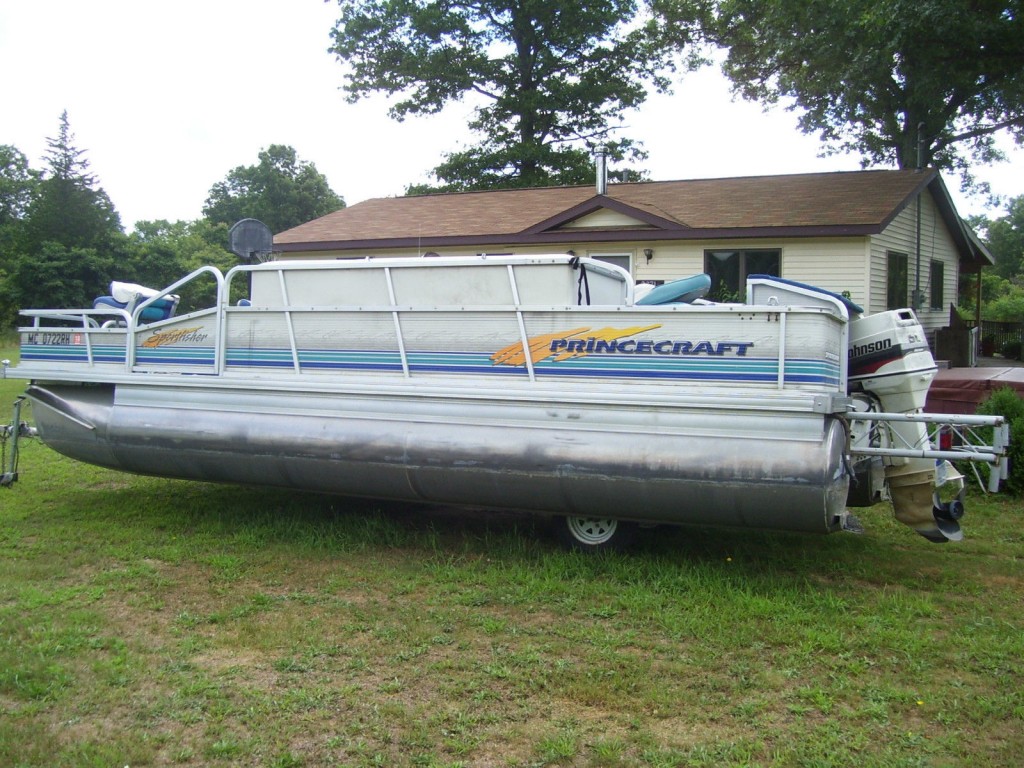 1997 Prince Craft Sport Fisher Pontoon Family BOAT