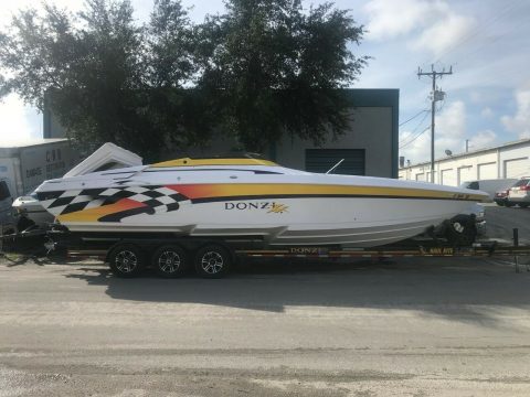 2001 Donzi 33 ZX powered by twin Mercruiser 502 for sale