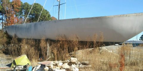Sailboat 53 foot Fiberglass hull for sale