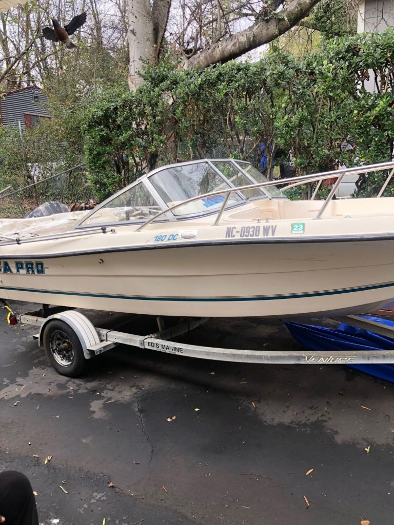 1998 Sea Pro 18′ Boat Located in Raleigh, NC – Has Trailer